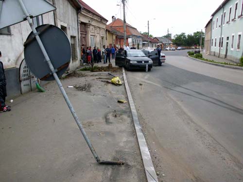 Foto: Accident contrabanda Baia Sprie